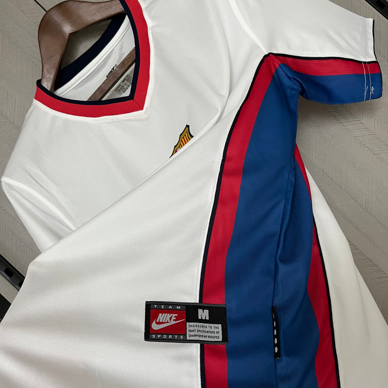 Camisa Barcelona Retrô 1998/99 Branca - Nike