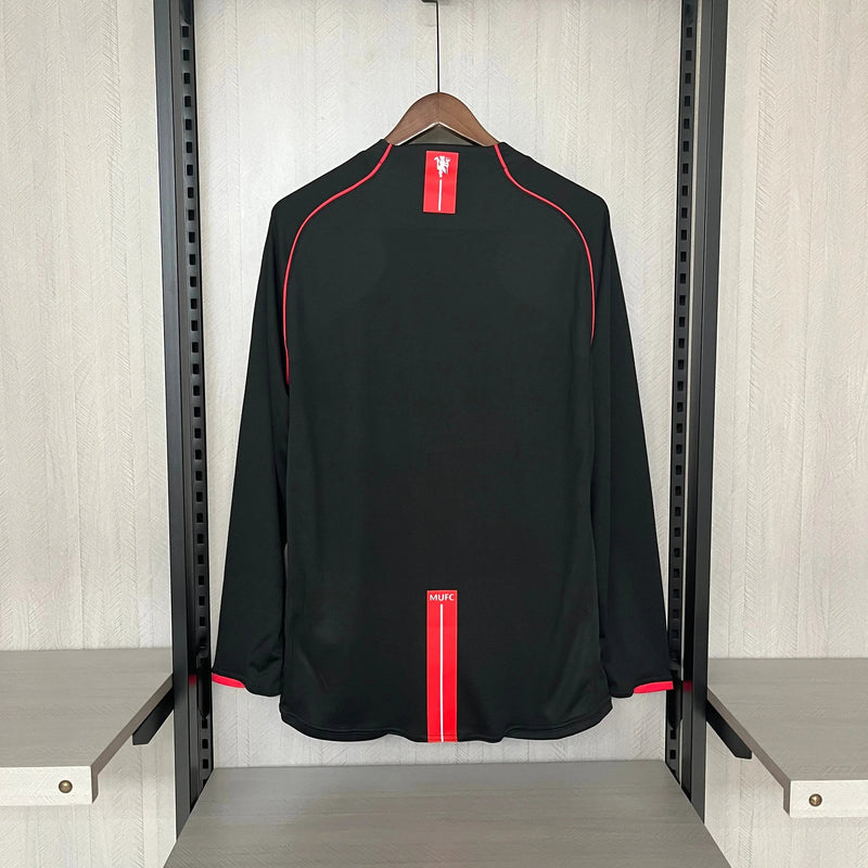 Camisa Retro Manchester United Manga Longa - 2007/08