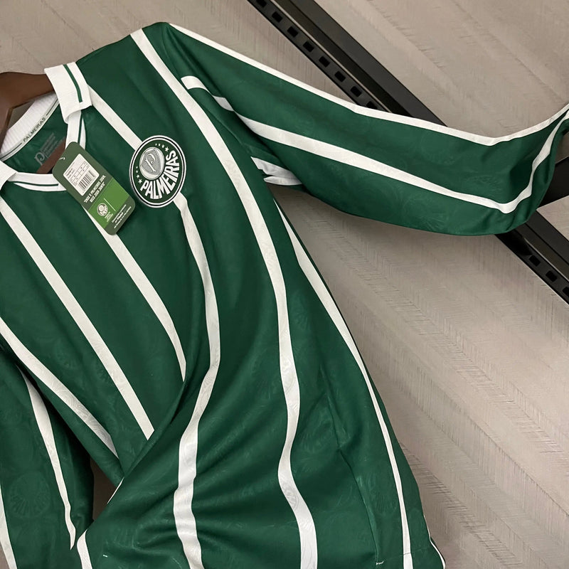 Camisa Manga Longa Retrô Verdão 1993 - Verde