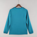 Camisa Manga Longa Real Madrid 17/18 - Azul