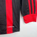 Camisa Manga Longa Milan 09/10 Adidas - Preto e Vermelho